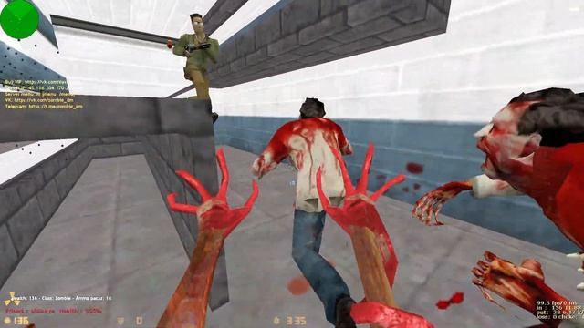 CS 1.6 zm_papa_roach | AMXPLAY Zombie DeathMatch смотреть онлайн