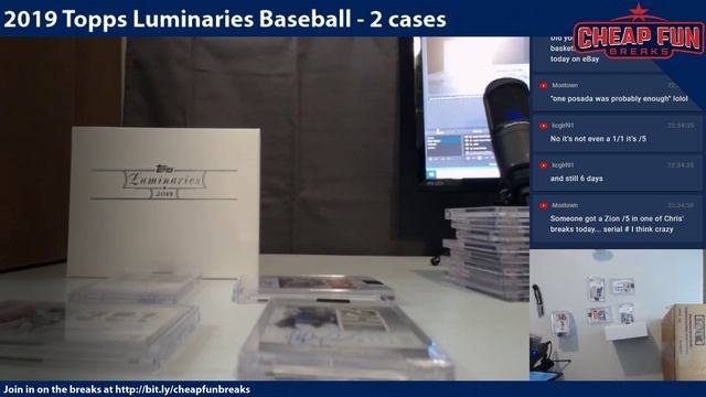 2019 Topps Luminaries - 2 case break смотреть онлайн