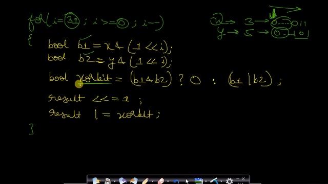 XOR of 2 numbers without using XOR operator смотреть онлайн