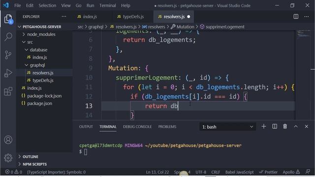 PetgaHouse : Clone de Airbnb avec React & Apollo #13 - Définir les resolvers (2) смотреть онлайн