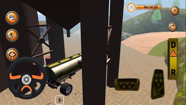 Oil tanker truck l offroad fuel transporter game 3D l android iOS gameplay смотреть онлайн