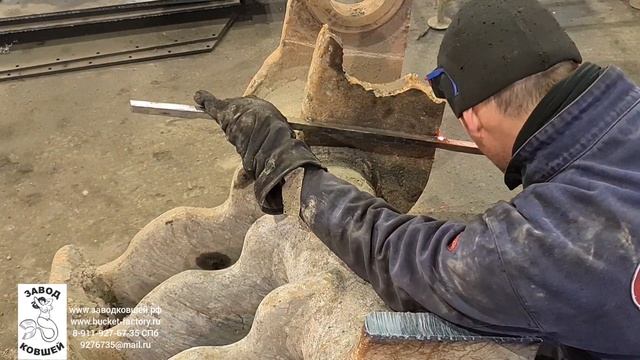 Ремонт бетонолома. ЗАВОД КОВШЕЙ / Crusher repair. BUCKET-FACTORY.RU смотреть онлайн