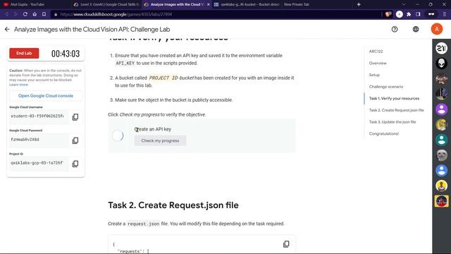 Analyze Images with the Cloud Vision API: Challenge Lab | ARC122 | #qwiklabs смотреть онлайн