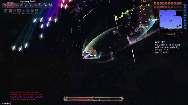 A quick, usual battle in Terraria but 60 fps смотреть онлайн