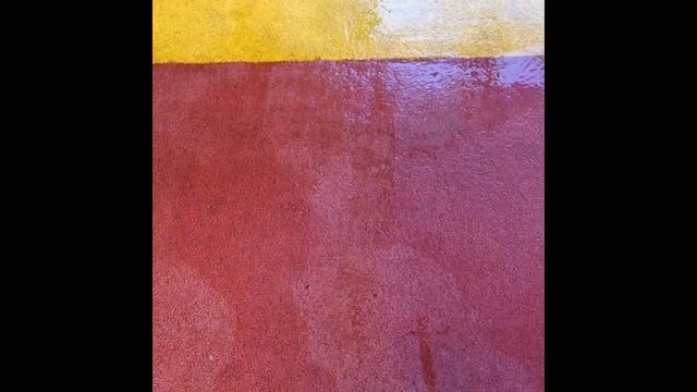 Мойка покрытия перед гаражом Керхером