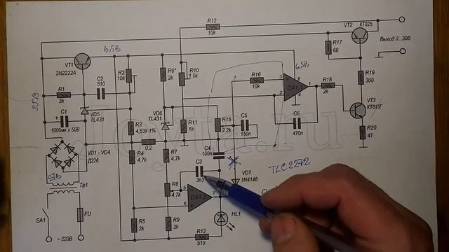 Сделал БП а ток не регулируется, в чем проблема? смотреть онлайн