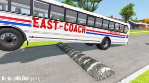 Грузовики Машины против огромных лежачих полицейских #18