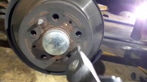 CITROËN JUMPER ЗАМЕНА ЗАДНИХ ТОРМОЗНЫХ ДИСКОВ