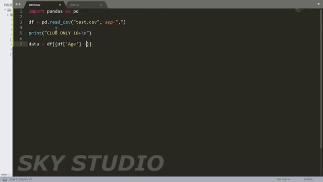 Working with Pandas library in python IN 1 MINUTE. Pandas. смотреть онлайн