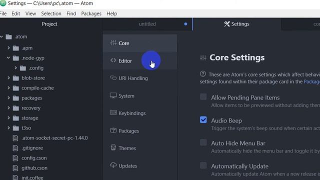 How to Hide Line Numbers in Atom Editor смотреть онлайн