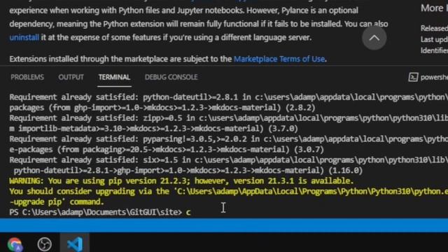 Basic setup and introduction of mkdocs and gitlab in VScode for Github or Gitlab using SSH or HTTPS смотреть онлайн