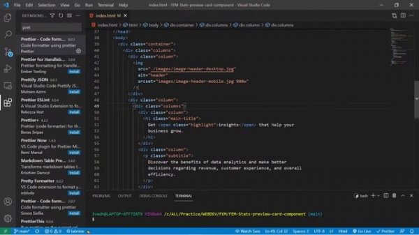 Prettier Code Formatter !working