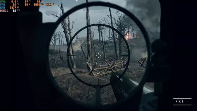 Ngetest Game Battlefield 1 i5 8265U MX110 смотреть онлайн