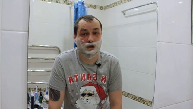 Бритьё. Haward, лезвие Shark, помазок-барсук Brito (граф темный), крем-мыло, чаша и одеколон Шипр. смотреть онлайн