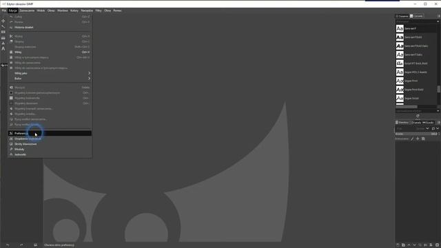 Gimp - reset położenia okien z opcjami смотреть онлайн