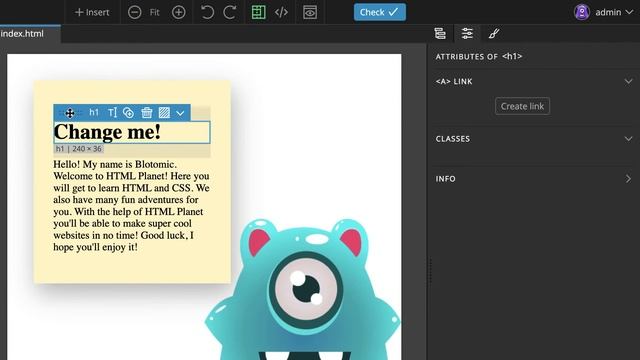02. Meet the H1 element - Learn HTML & CSS смотреть онлайн
