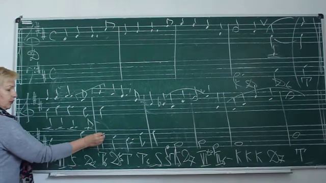 Гармония 2 курс, Задача по теме трезвучие 6 ступени смотреть онлайн