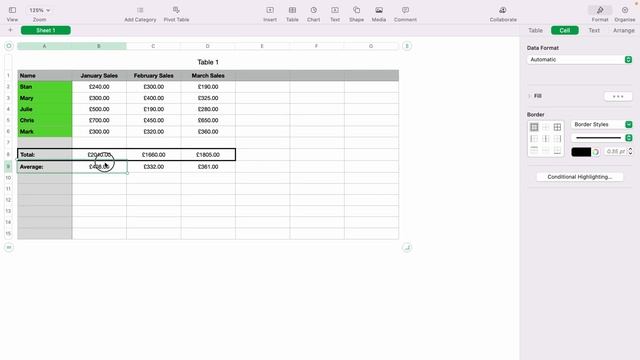 How to Add Borders to Cells in Apple Numbers Spreadsheet смотреть онлайн