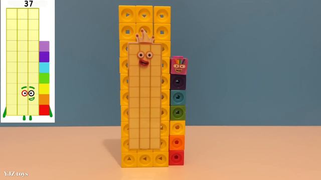 Making Numberblocks 0 to 100 from MathLink Cubes 넘버블럭스 만들기 マスリンク ナンバーブロックス 數字方塊積木 學習數字英文 смотреть онлайн