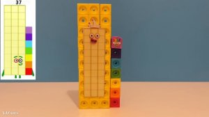 Making Numberblocks 0 to 100 from MathLink Cubes 넘버블럭스 만들기  マスリンク ナンバーブロックス 數字方塊積木 學習數字英文