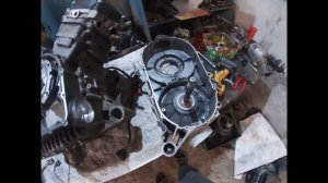 Сборка двигателя  CF MOTO X8 наглядно!