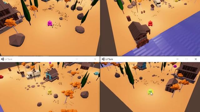 Lil'Tanks Multiplayer Game смотреть онлайн