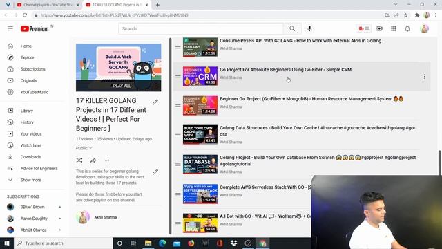 17 KILLER GOLANG Projects ! смотреть онлайн