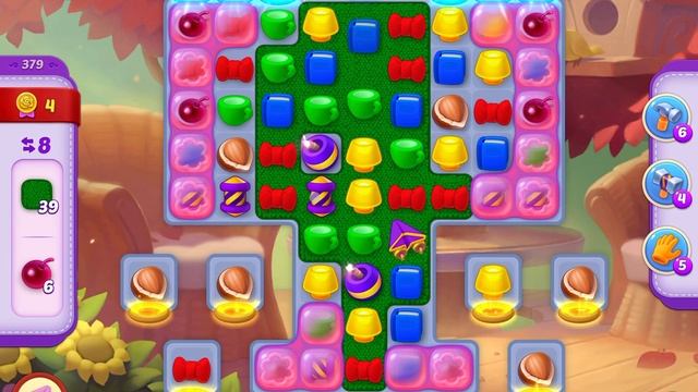 HomeScapes Level 379 no boosters (16 moves) смотреть онлайн