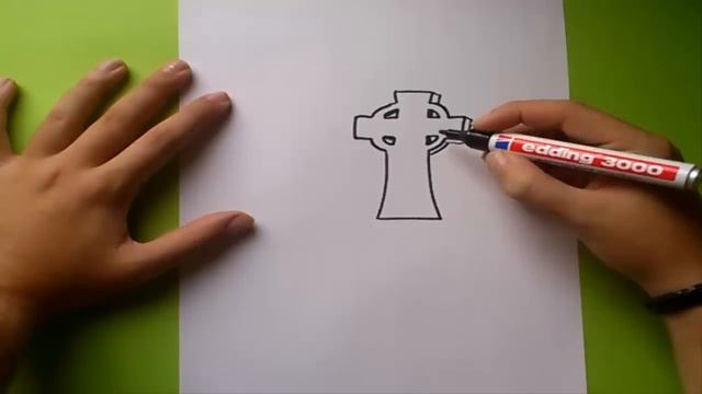 Como dibujar una lapida paso a paso 2 | How to draw a tombstone 2 смотреть онлайн