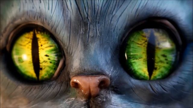 ЧЕШИРСКИЙ КОТ. ПРОЦЕСС изготовления декора на кружке из полимерной глины. смотреть онлайн