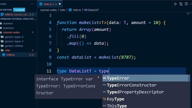 【TypeScript】TypeScript的infer…到底是什麼? 該怎麼用? #typescript #72法則學程式 смотреть онлайн