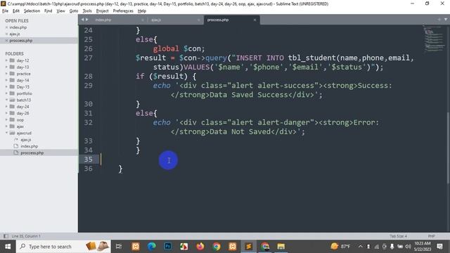 SEIP Bacth-13 (Day-24) PHP-CRUD With Ajax Part-01 смотреть онлайн