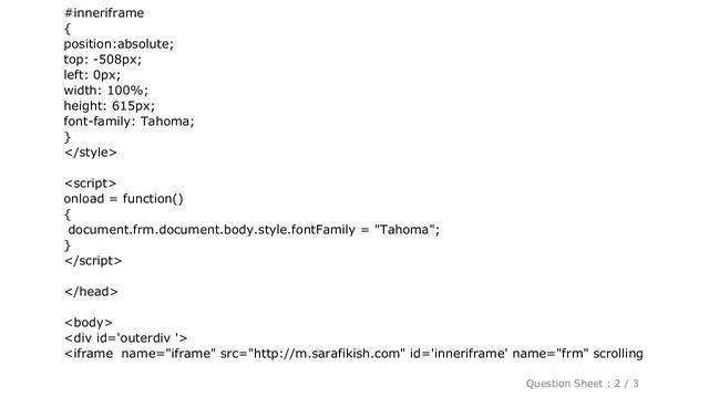 HTML : Change font inside an iframe смотреть онлайн