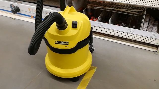 Строительный пылесос Керхер WD 2. Преимущества и недостатки. смотреть онлайн