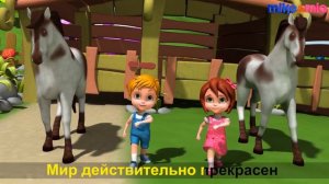 У Мэри был маленький ягненок  | Детские песни Russian | Майк и Миа