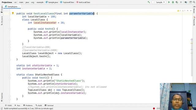 Java Nested Class Inner Anonymous Lambda Expressions Method References :: Java Tutorial – Part - 11 смотреть онлайн