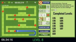 Google Snake LEVEL EDITOR MOD Speedrun | All Levels