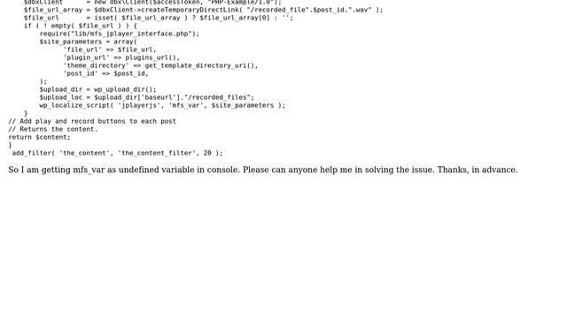 Wordpress: Calling wp_localize_script in a different function смотреть онлайн