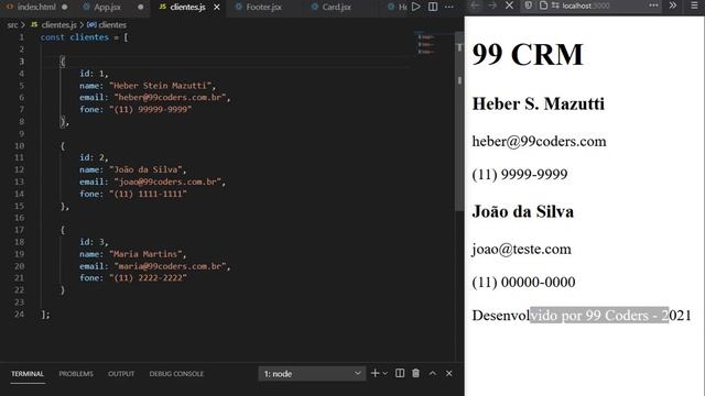 Programação Web #05 - React Props смотреть онлайн