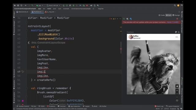 Build Layouts with ConstraintLayout in Jetpack Compose - A Hands-on Tutorial смотреть онлайн
