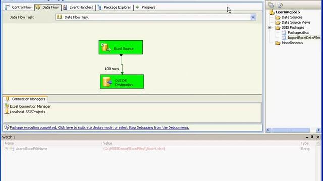 Reading data from multiple Excel files dynamically using SSIS : Part 2 смотреть онлайн
