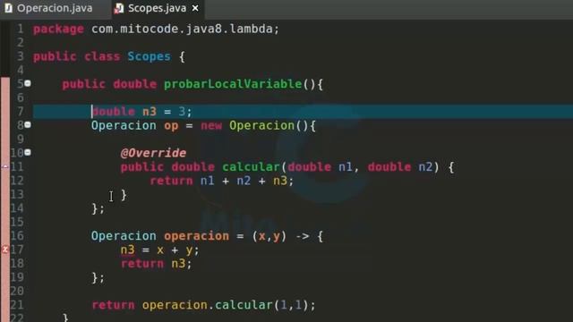 Java 8 Tutorial - 4 Ámbitos Lambda (Lambda Scopes) смотреть онлайн