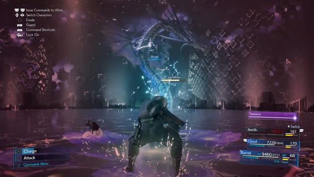 Leviathan Boss Fight (HARD MODE - Top Secrets) Final Fantasy VII Remake (PS4) смотреть онлайн