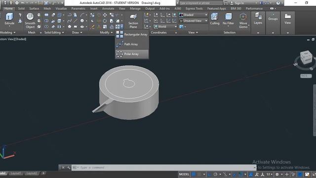 AUTO CAD TUTORIAL :- 6. How to draw a herringbone gear in auto cad смотреть онлайн