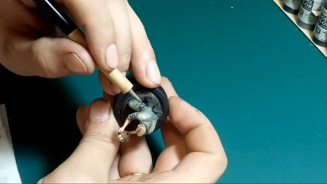 Часть#2 Роспись фигурки 1/35 / Figure painting tutorial смотреть онлайн