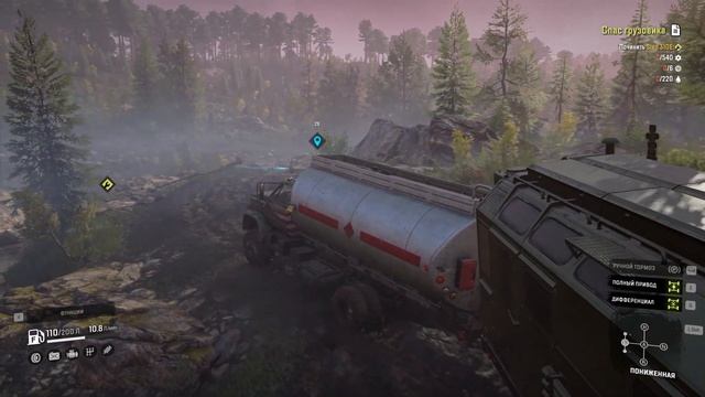 SnowRunner, одиночное прохождение (карьера), #153 Гараж в Зимнегорске смотреть онлайн