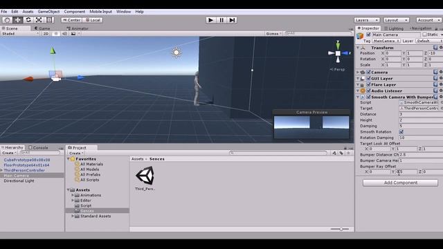Unity Tutorial Stop Camera Clipping Free Script