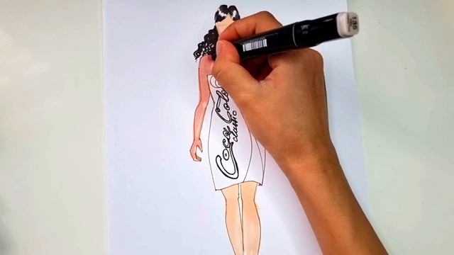 РИСУЕМ ЭСКИЗ ВДОХНОВЕНИЕ COCA COLA | COCA COLADAN ILXOMLANGAN XOLDA ESKIZ CHIZISH смотреть онлайн