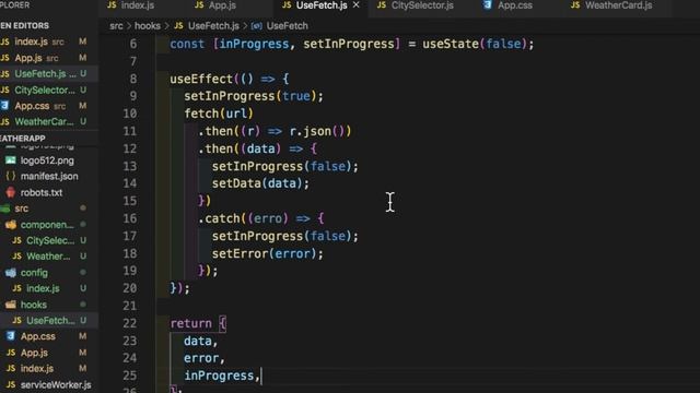 lecture 16 useFetch hook смотреть онлайн