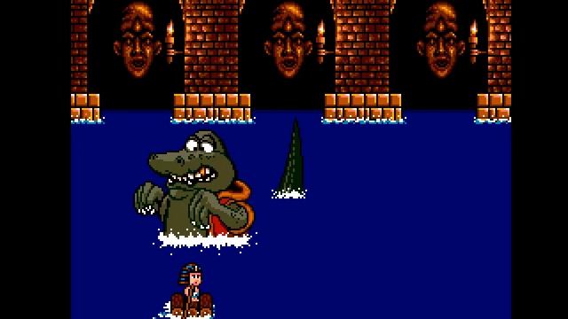 M-Kid unfinished MSX2+ game, Crocodile boss смотреть онлайн